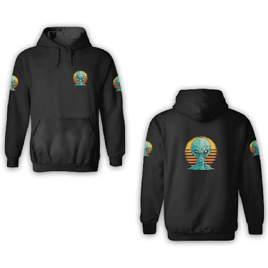 Alien Extraterrestrial 3D Hoodies
