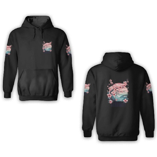 Sakura serenity 3D Hoodies
