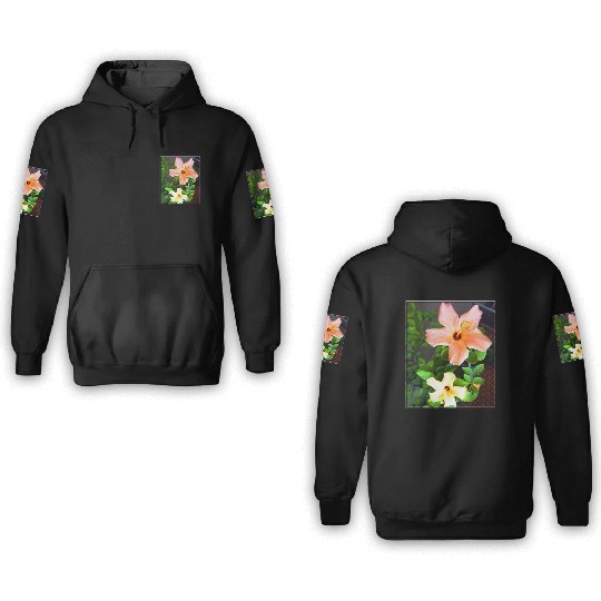 Hibiscus 4 3D Hoodies