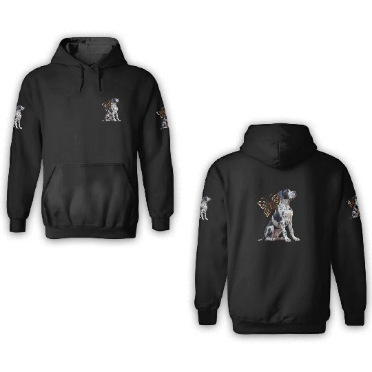 Great dane Butterfly 3D Hoodies