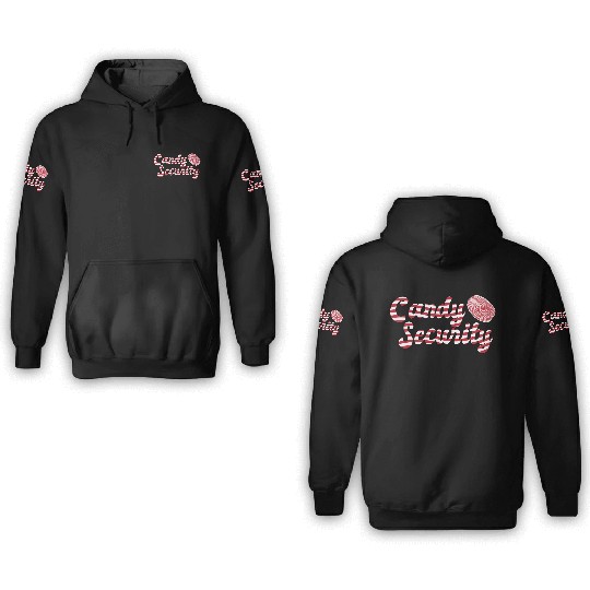 Candy Security Mom Dad Matching Birthday Costume 3D Hoodies