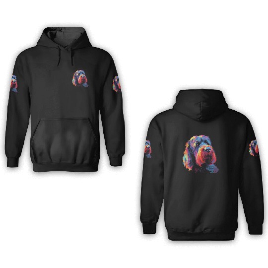 Colorful Russian Black Terrier 3D Hoodies