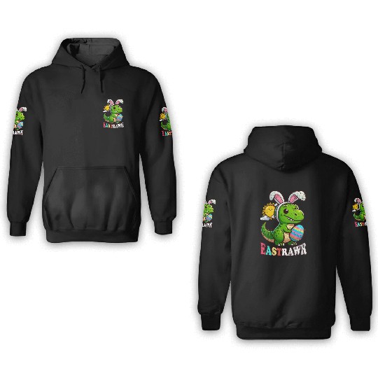 EASTRAWR DINOSAUR EASTER 3D Hoodies