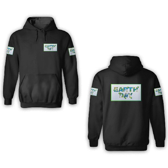 Earth day 3D Hoodies