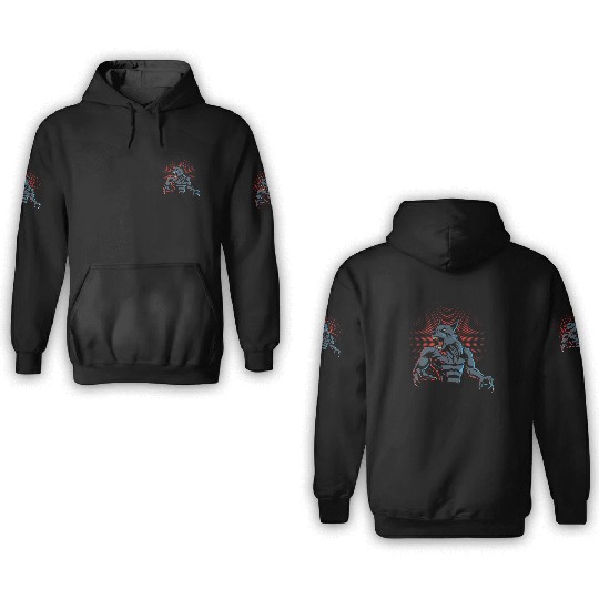 Werewolf 3D Hoodies