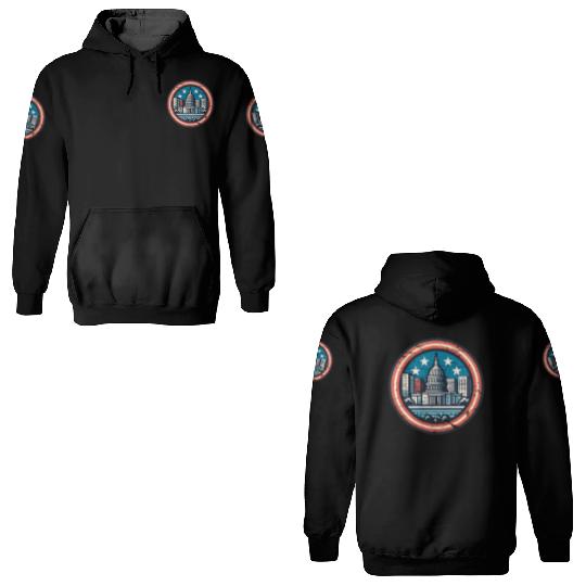 Washington DC 3D Hoodies
