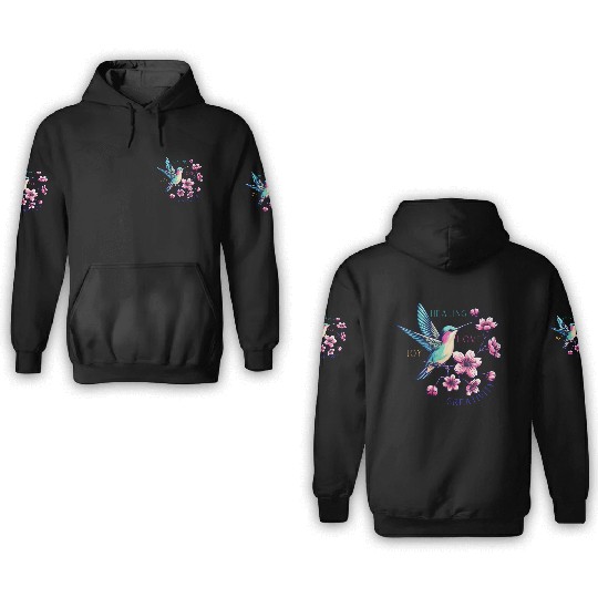 Hummingbird 3D Hoodies