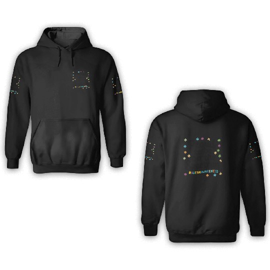 Proud To Be On The Spectrum Autism Awareness 3D Hoodies