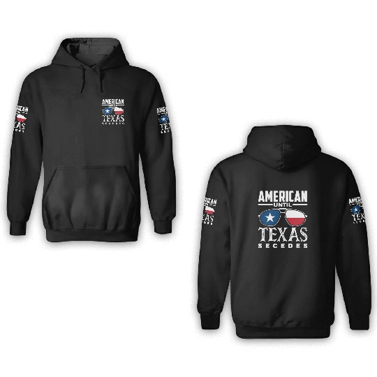 American Girl Texas Secede 3D Hoodies