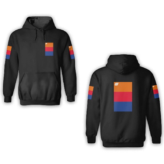 United Airlines Abstract 3D Hoodies