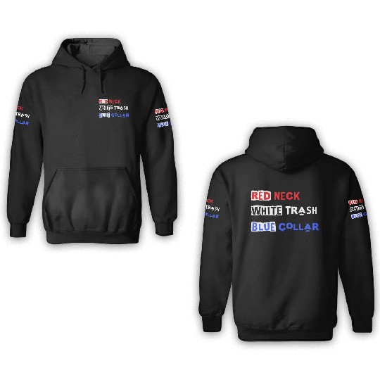 Red White Blue 3D Hoodies