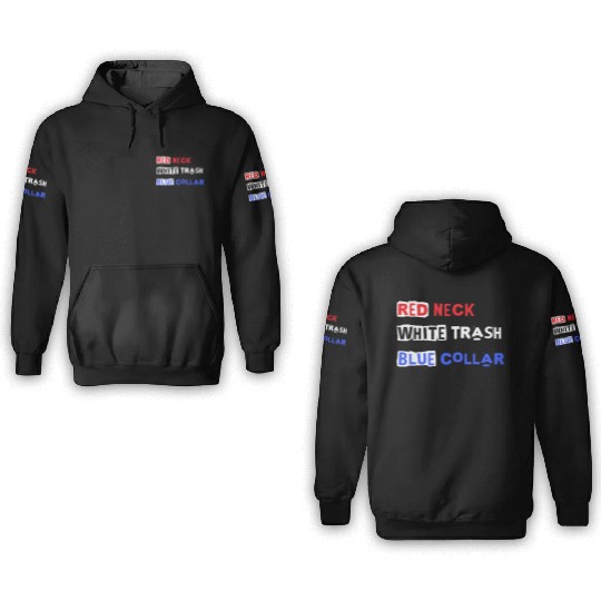 Red White Blue 3D Hoodies