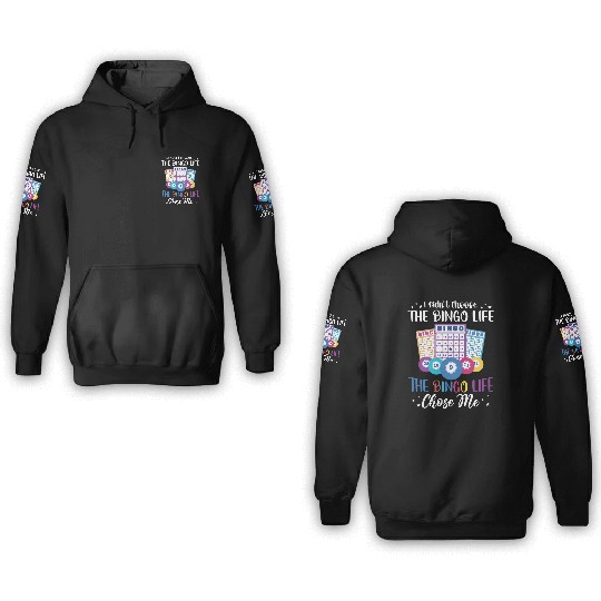 Bingo Life Bingo Player 3D Hoodies