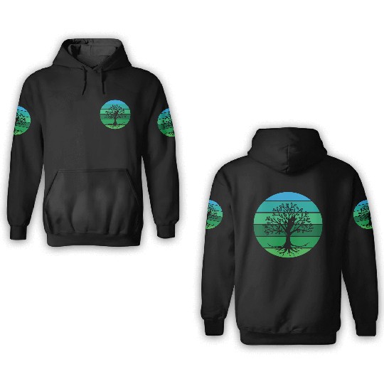 Tree 3D Hoodies