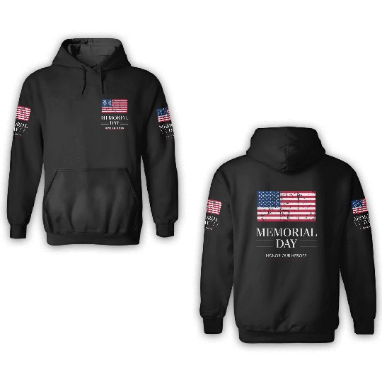 Memorial Day 3D Hoodies
