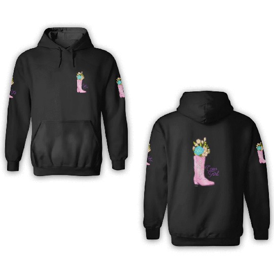 COW GIRL 3D Hoodies
