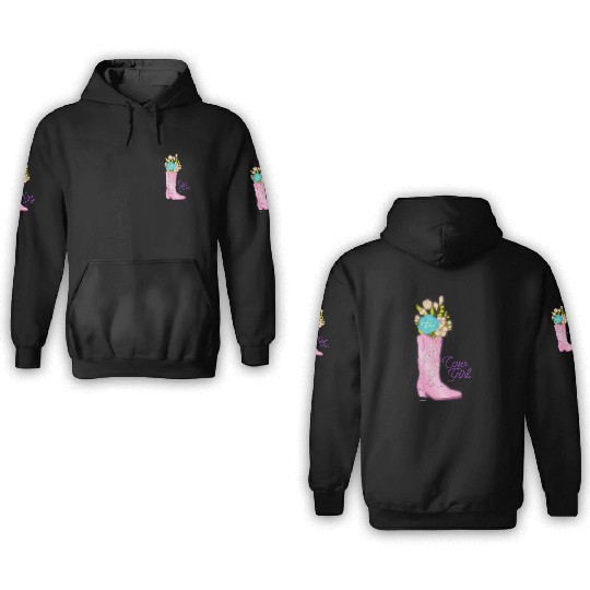 COW GIRL 3D Hoodies