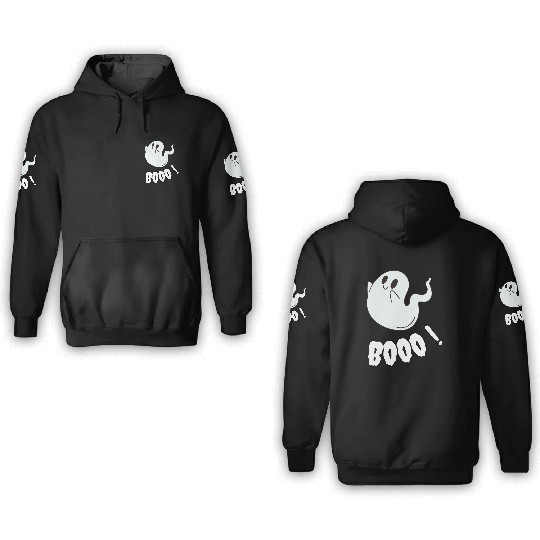 ghost cute 3D Hoodies