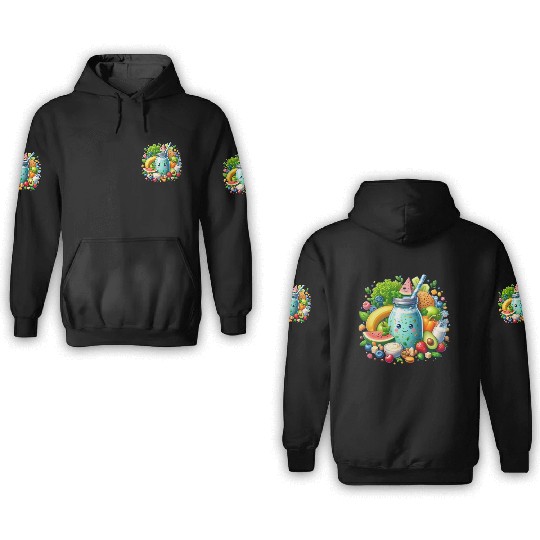 Bunny fruitfertilizer 3D Hoodies