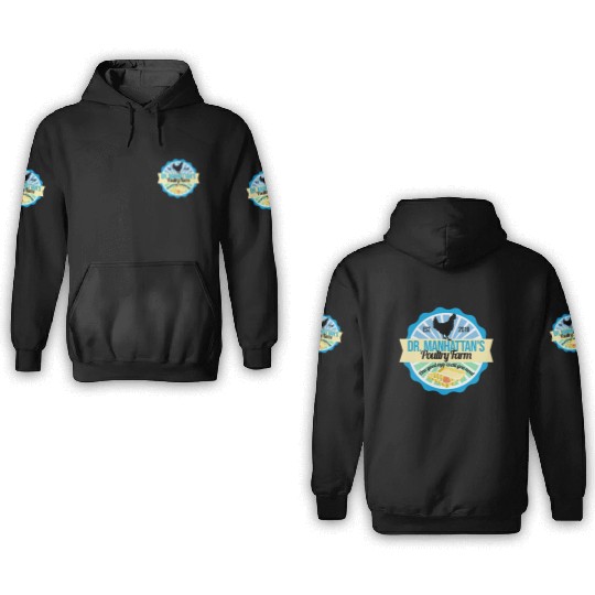 Dr Manhattan Poultry Farm 3D Hoodies