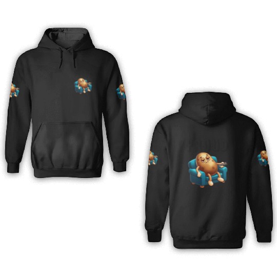 Couch Potato 3D Hoodies