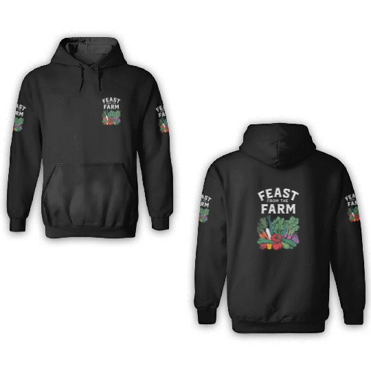 Farmers Market Farmer Agriculture Farming Food 3D Hoodies