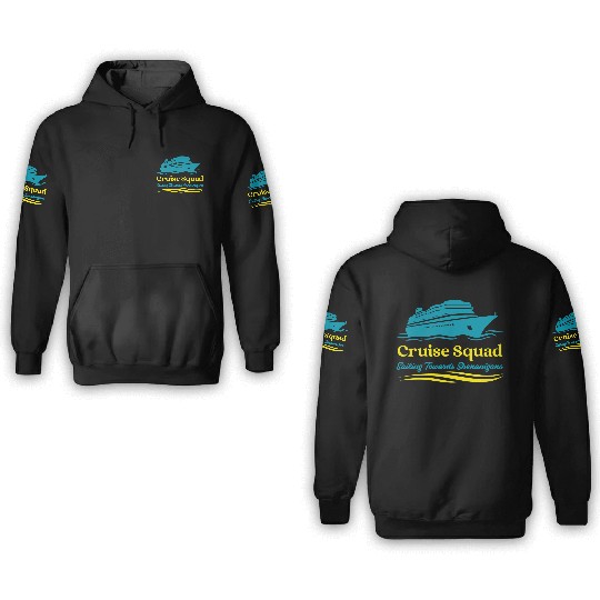 Cruise Squad Sailing Towards Shenanigans 3D Hoodies