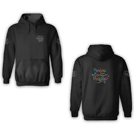 Music Education Matters Music Teacher Appreciation 3D Hoodies