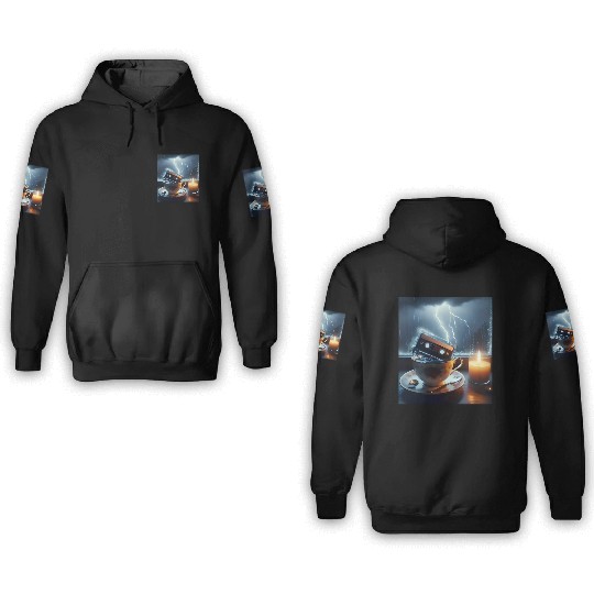 A Teacup in a Storm 3D Hoodies