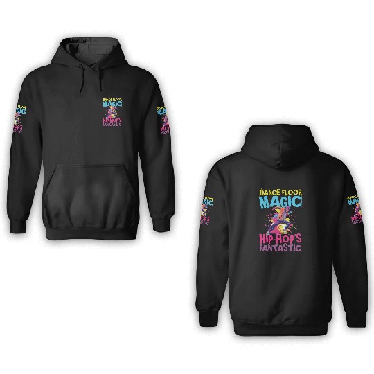 Dance Floor Magic Hip Hop's Fantastic 3D Hoodies