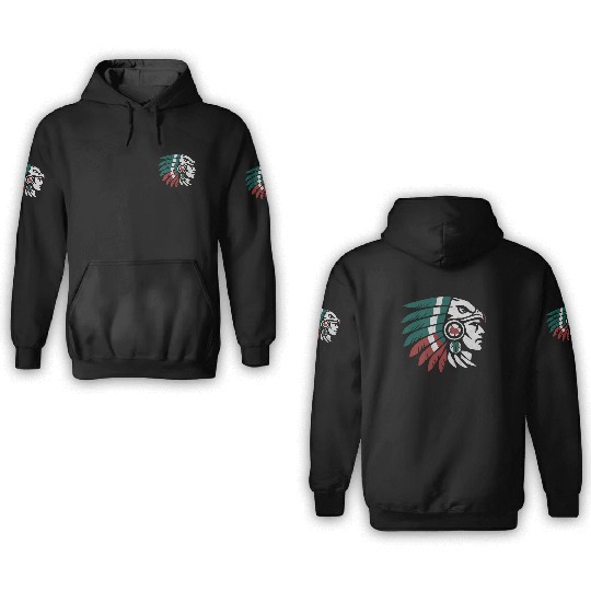 Aztec Warrior Indigenous Mexican Aztec Jaguar 3D Hoodies
