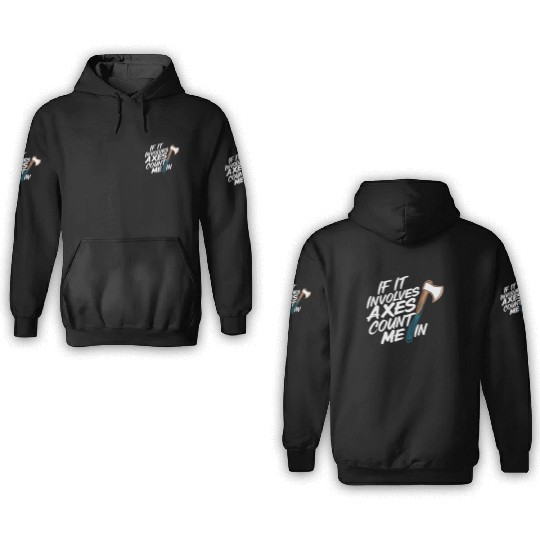 Axe Throwing Enthusiasts Championship Precision 3D Hoodies