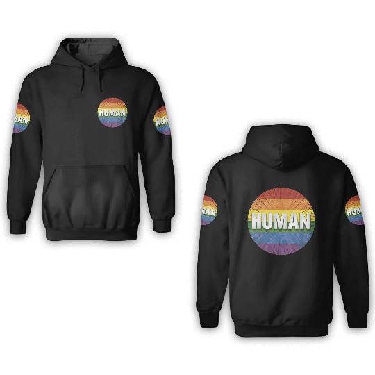 LGBTQ Human 3D Hoodies