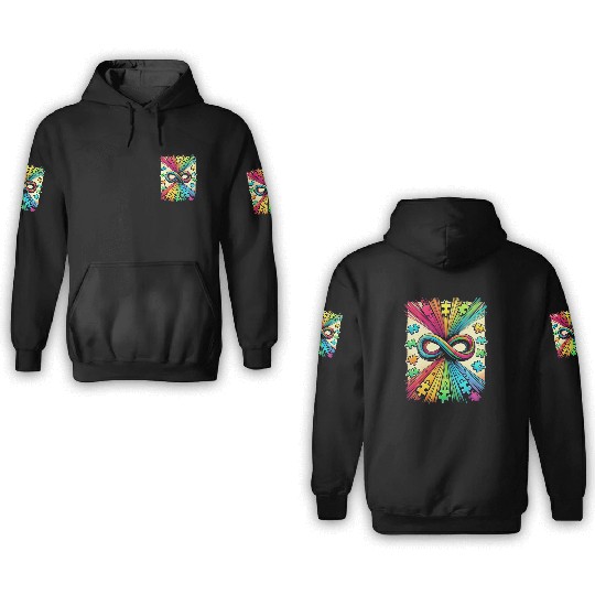 Spectrum Explosion 3D Hoodies