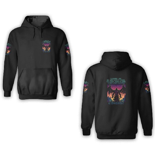 Lord & Savior Cthulhu Cult Lovecraft Necronomicon 3D Hoodies