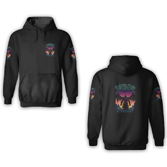Lord & Savior Cthulhu Cult Lovecraft Necronomicon 3D Hoodies