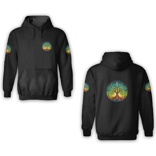 Tree of life, clothing, general items,Tree of Life 3D Hoodies