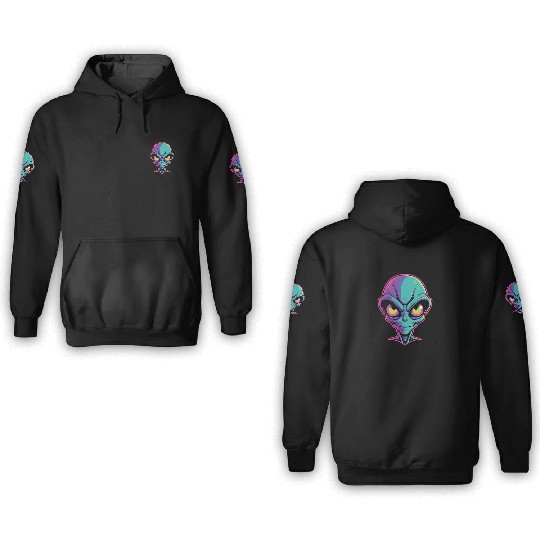 Alien Extraterrestrial Cool 3D Hoodies
