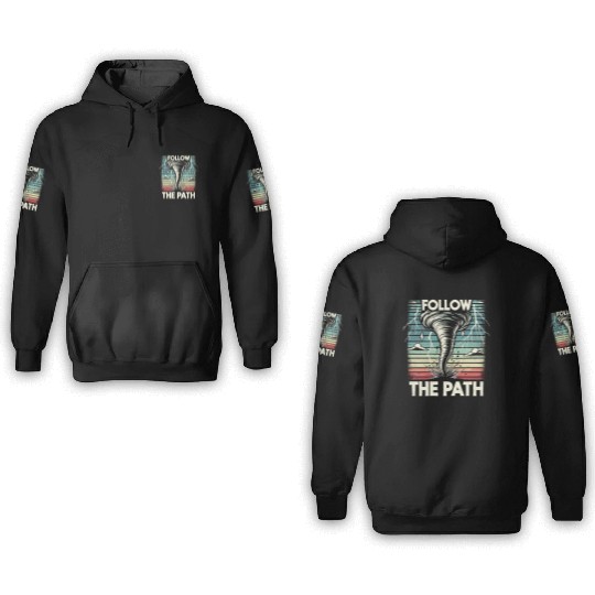 Tornado Chasing Adventures: Embrace Nature's Fury 3D Hoodies