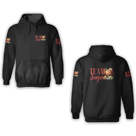 Cocktail Bartender Team Sangria 3D Hoodies