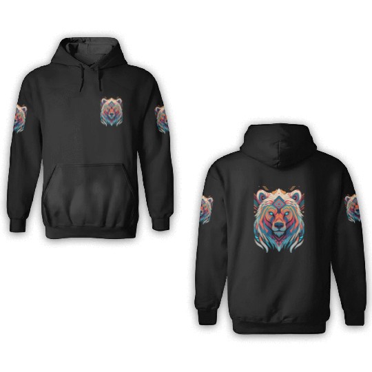 Native American Spirit Wolf 3D Hoodies