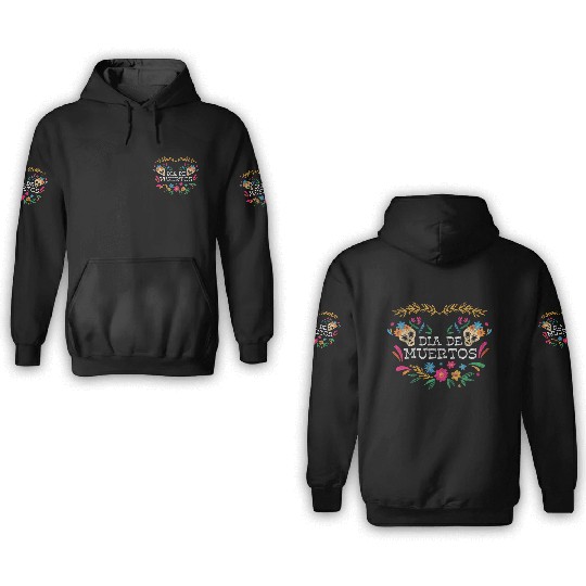 Holiday Death October Commemoration 3D Hoodies