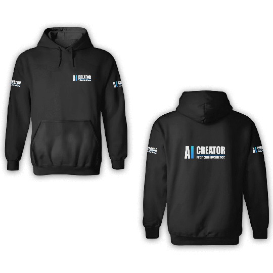 AI Creator Artificial Intelligence Enthusiast 3D Hoodies