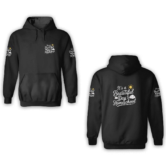 Embrace The Homeschool Journey With Your 3D Hoodies