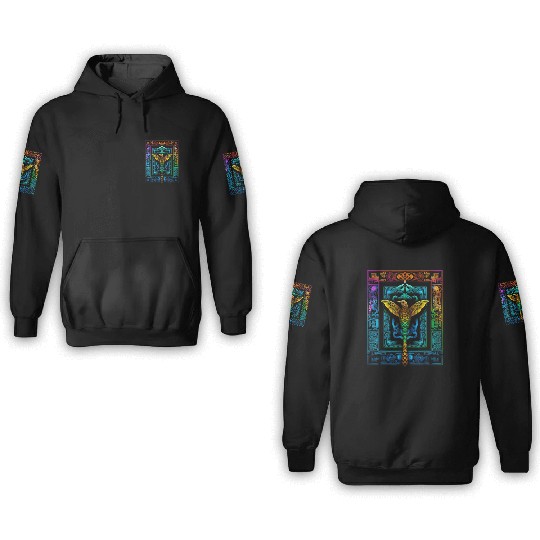 Hummingbird Colorful Mandala Animal 3D Hoodies