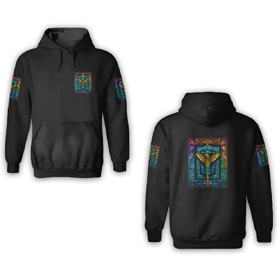 Hummingbird Colorful Mandala Animal 3D Hoodies