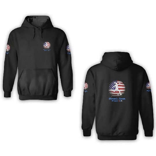 Women's Soccer #Team USA - watch women's sports 3D Hoodies