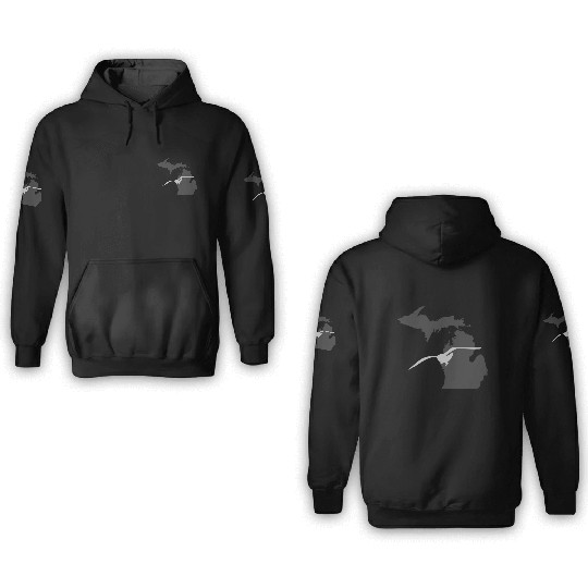 Michigan Seagull 3D Hoodies