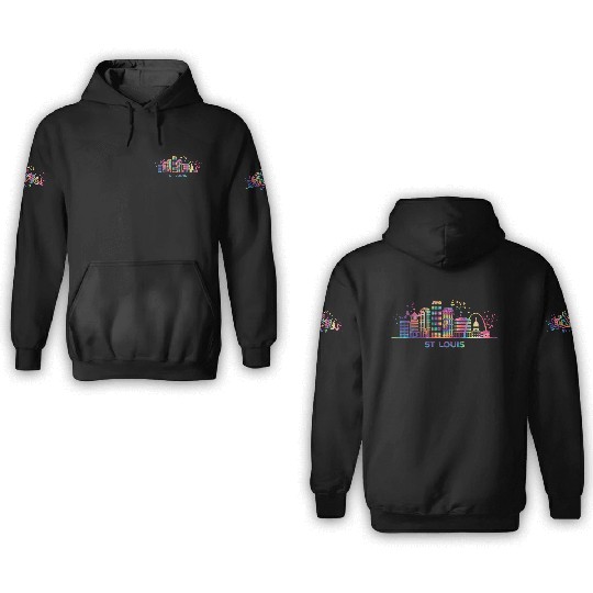 St Louisian Skyline St Louis 3D Hoodies