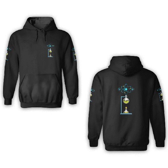 Physics Laboratory Science Teacher Physicist Nerd 3D Hoodies